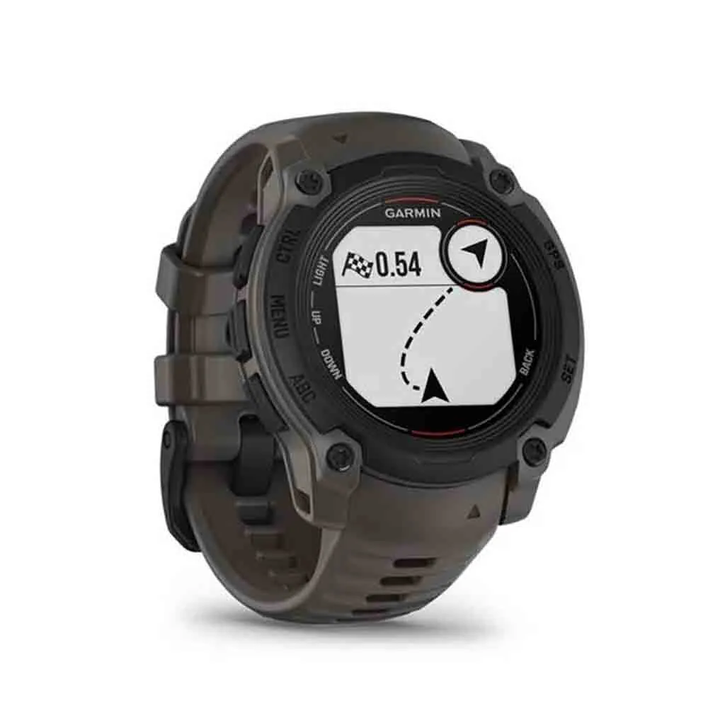 【預售九折，最快一至六星期左右有貨 PreSale 10% off. Earliest arrival around 1-6 weeks】全方位戶外進階GPS智慧腕錶 Instinct E 40mm Black with Charcoal Silicone