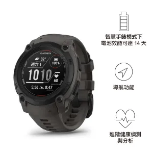 【預售九折，最快一至六星期左右有貨 PreSale 10% off. Earliest arrival around 1-6 weeks】全方位戶外進階GPS智慧腕錶 Instinct E 40mm Black with Charcoal Silicone