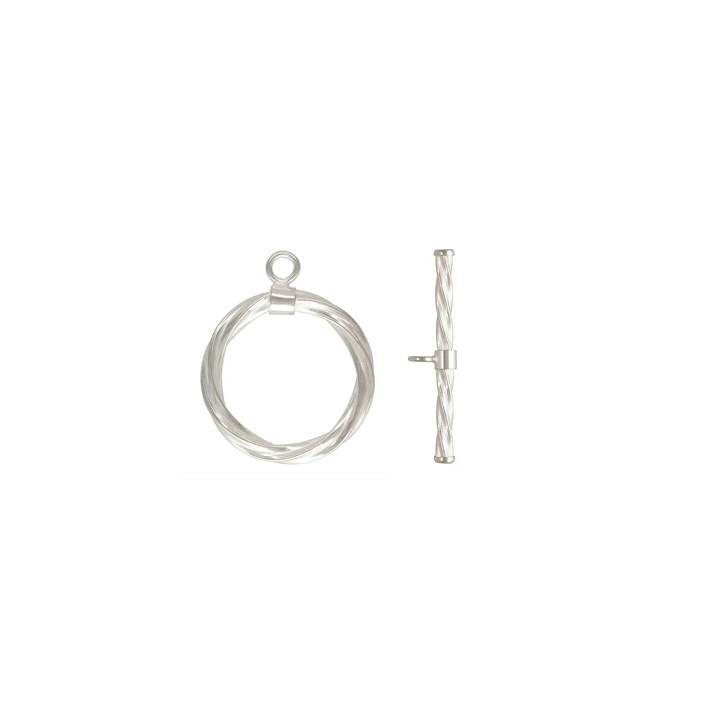 🔗 Toggle and T-Bar Clasp Set - Twist