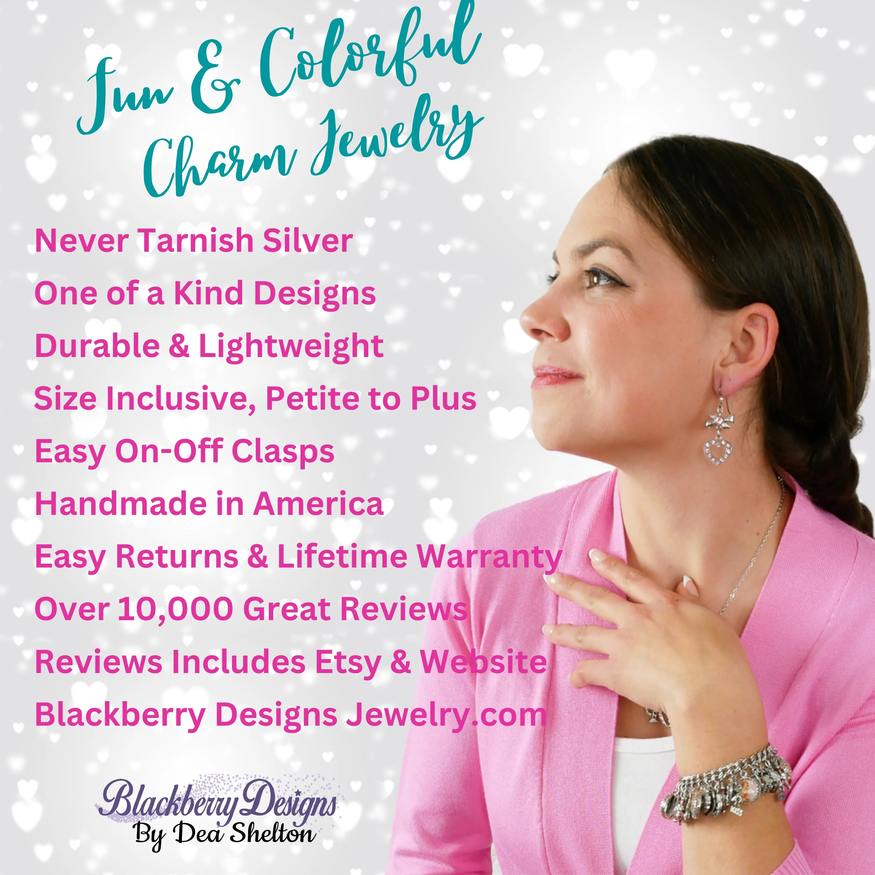 12 Days of Christmas Charm Bracelet, Non Tarnish and Waterproof
