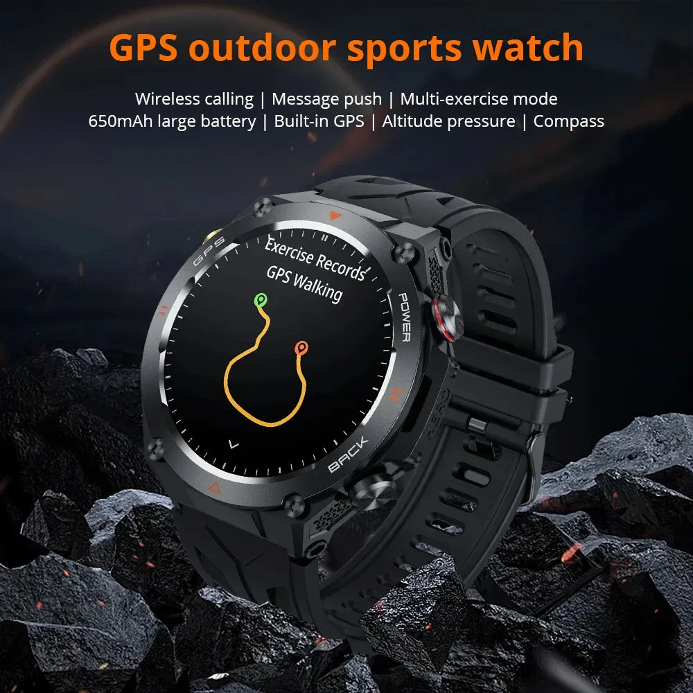 1.45 Inch Gps Smartwatch With Hd Display & Phone Calls - 650Mah