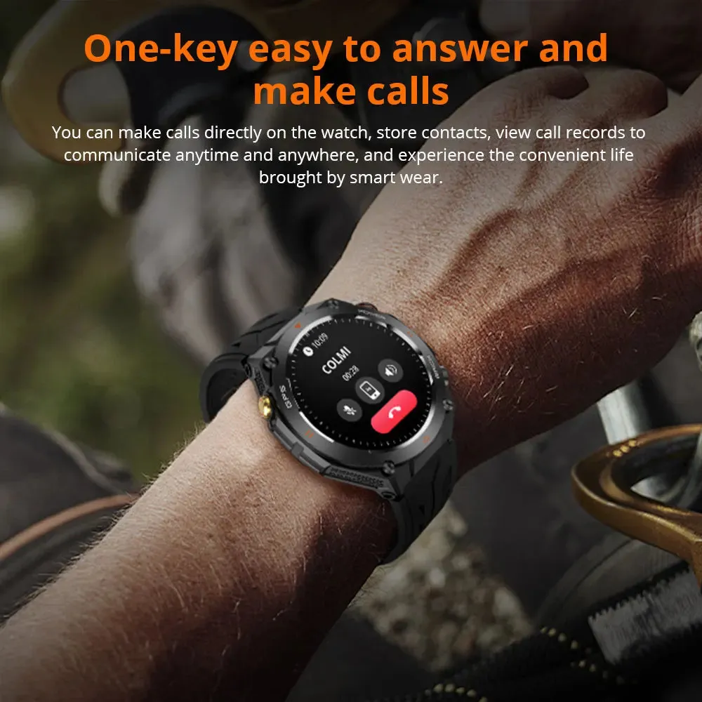 1.45 Inch Gps Smartwatch With Hd Display & Phone Calls - 650Mah