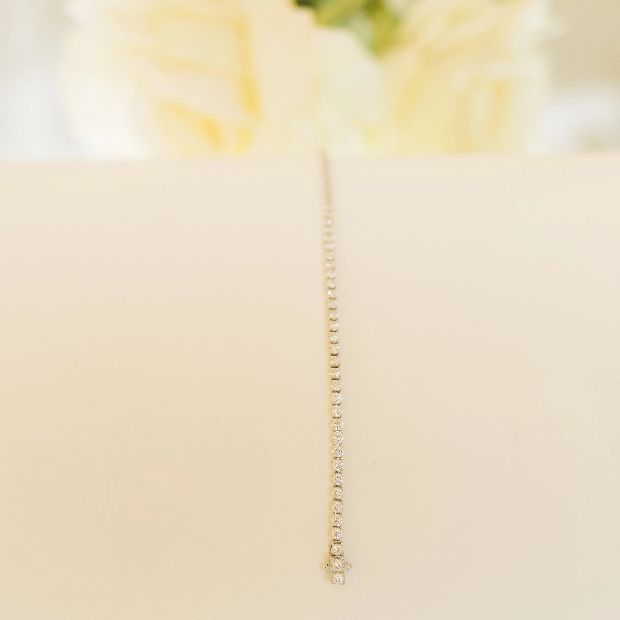14kw 3.0ctw Diamond Tennis Bracelet