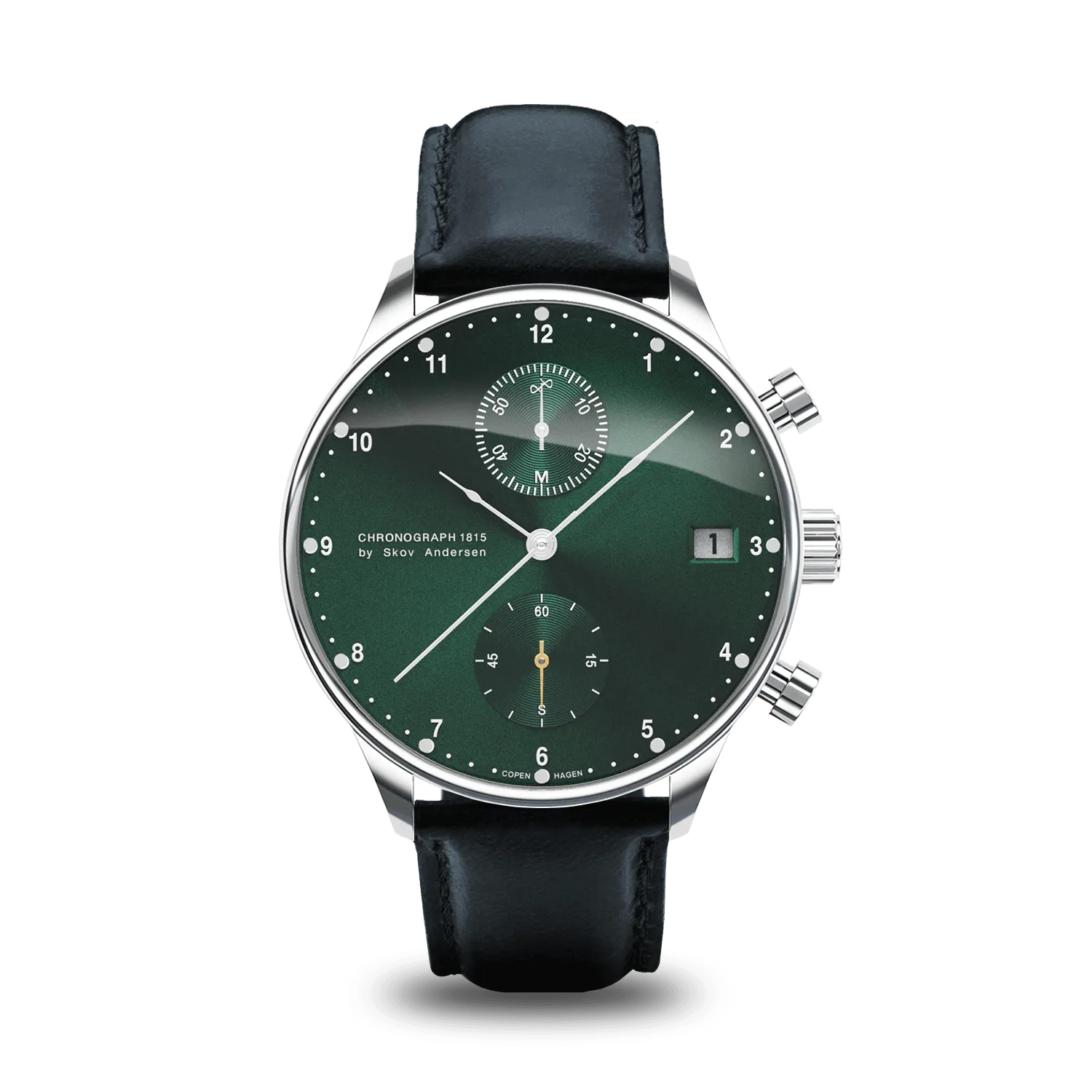 1815 Chronograph, Steel / Green Sunray
