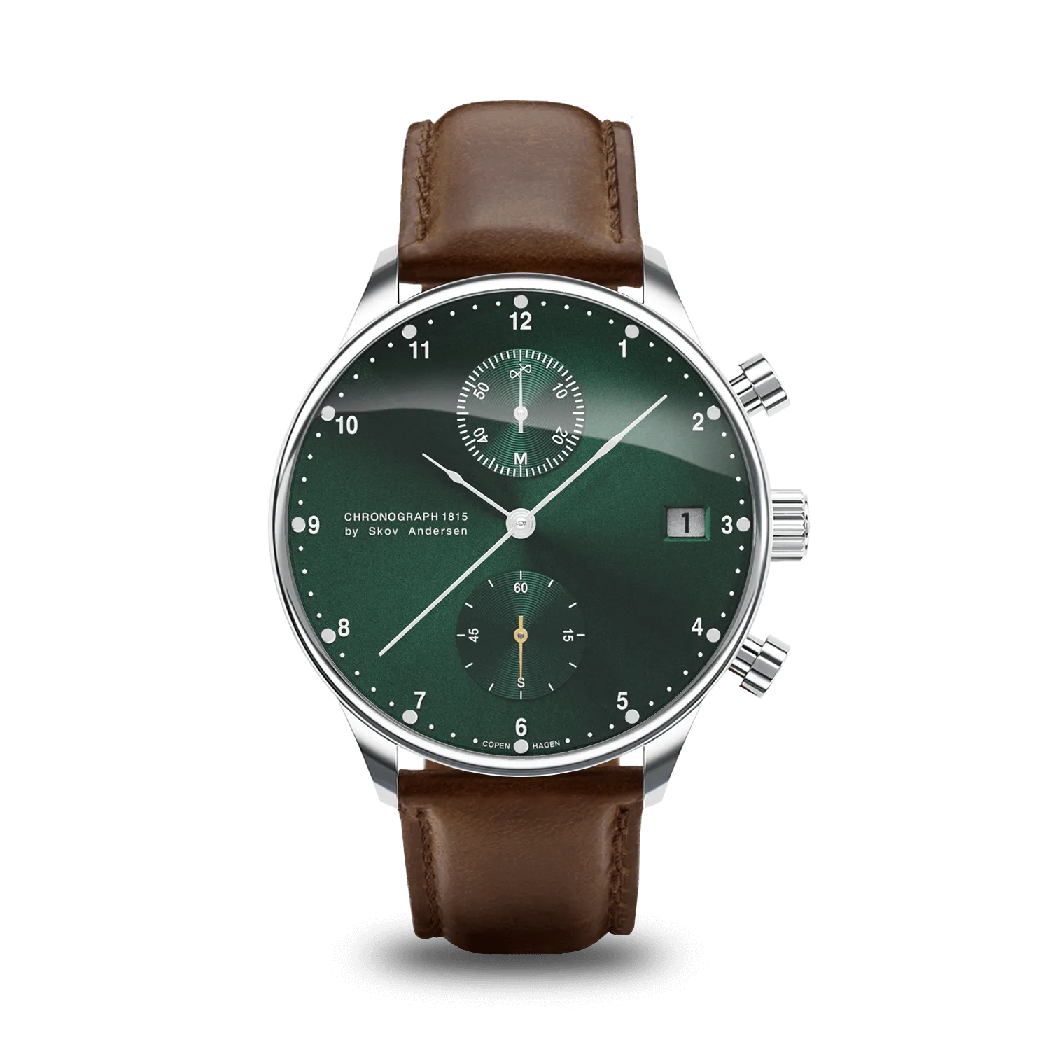 1815 Chronograph, Steel / Green Sunray