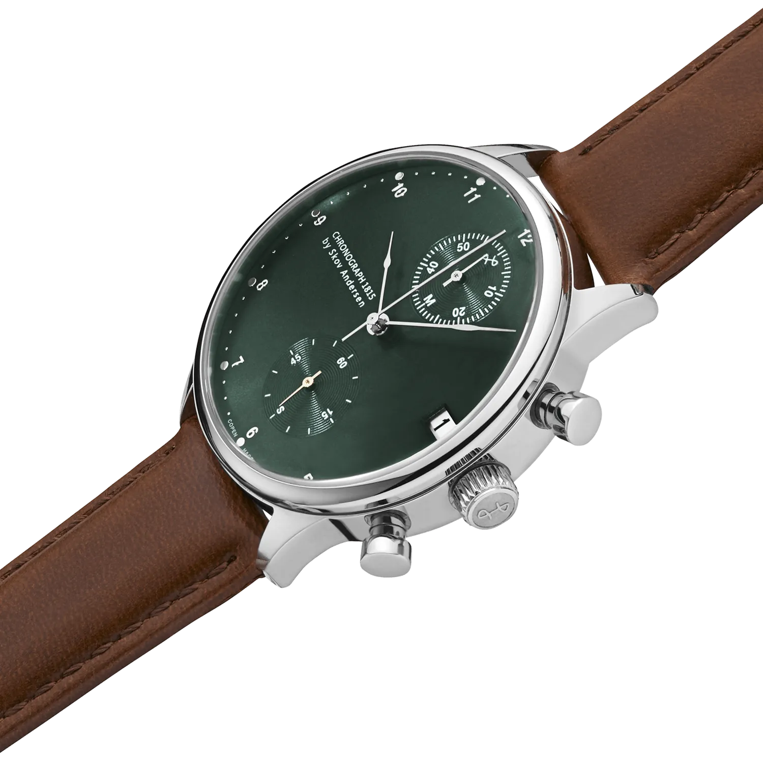 1815 Chronograph, Steel / Green Sunray