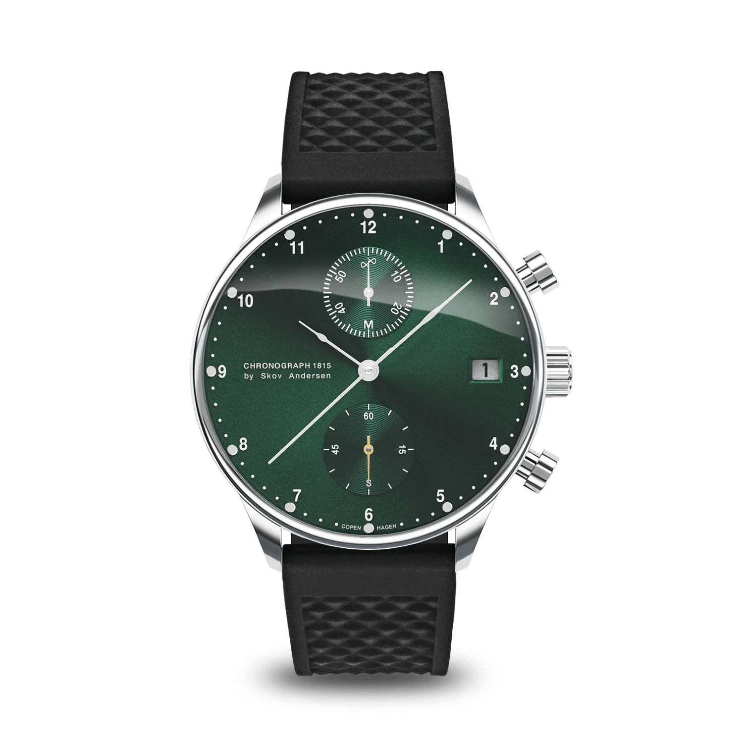 1815 Chronograph, Steel / Green Sunray