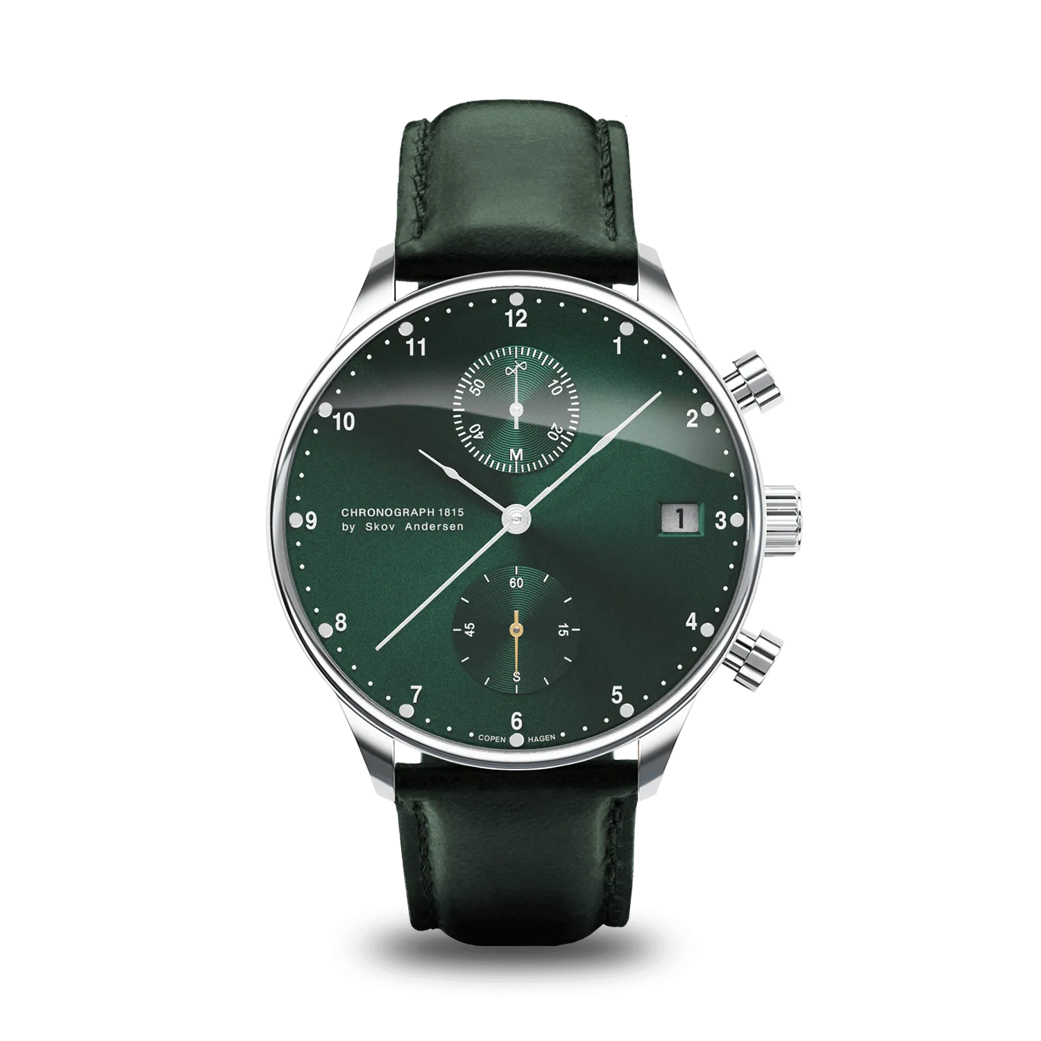 1815 Chronograph, Steel / Green Sunray