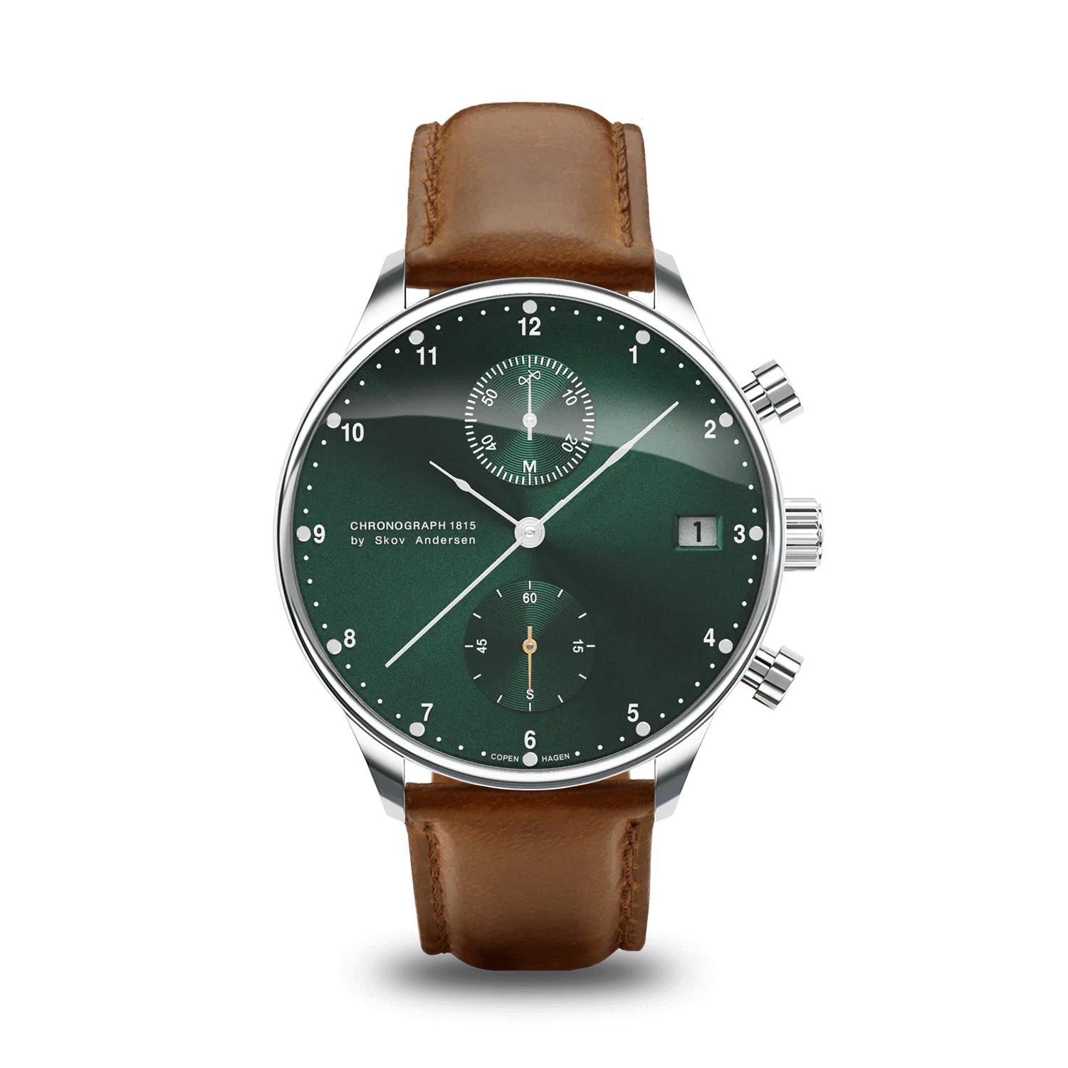 1815 Chronograph, Steel / Green Sunray