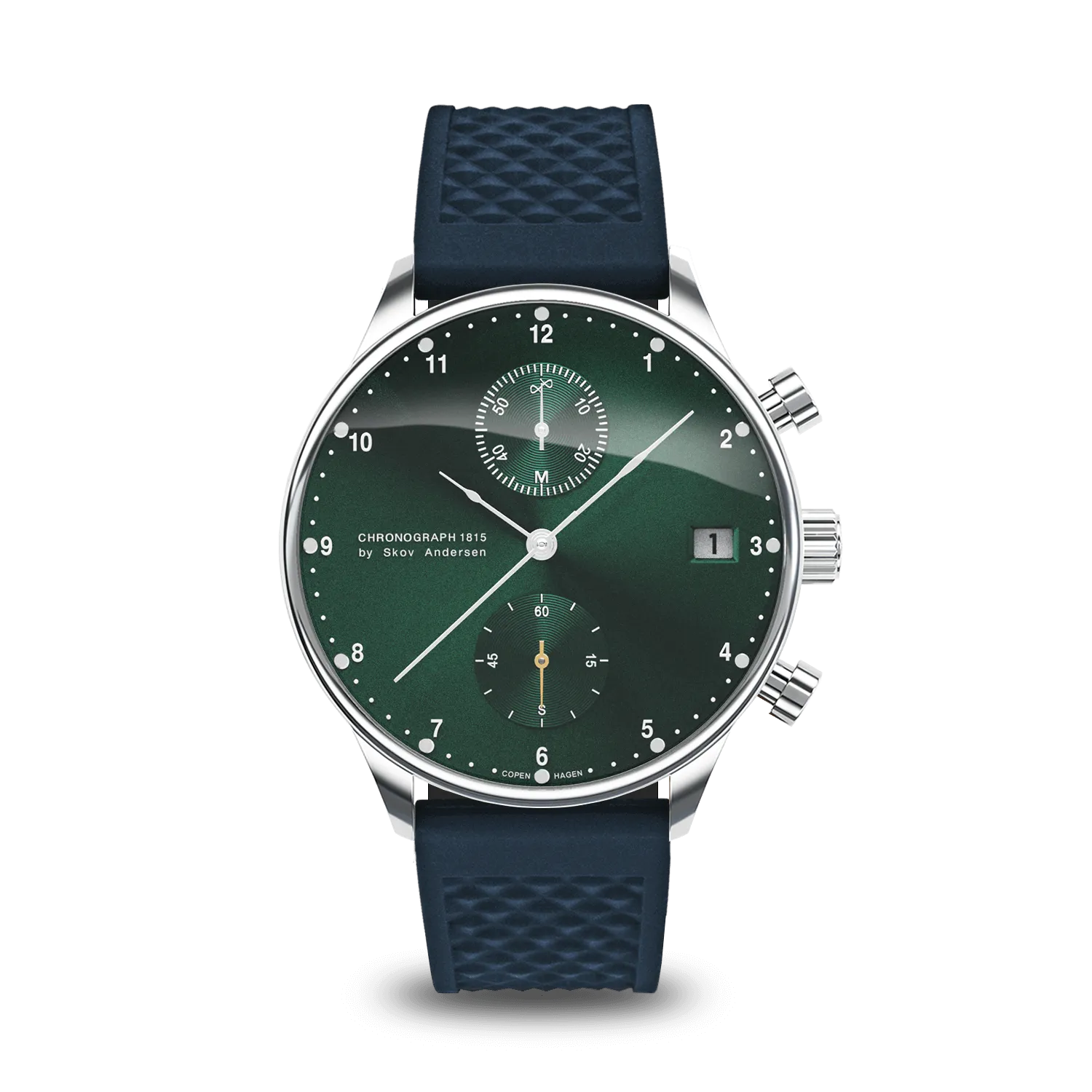 1815 Chronograph, Steel / Green Sunray