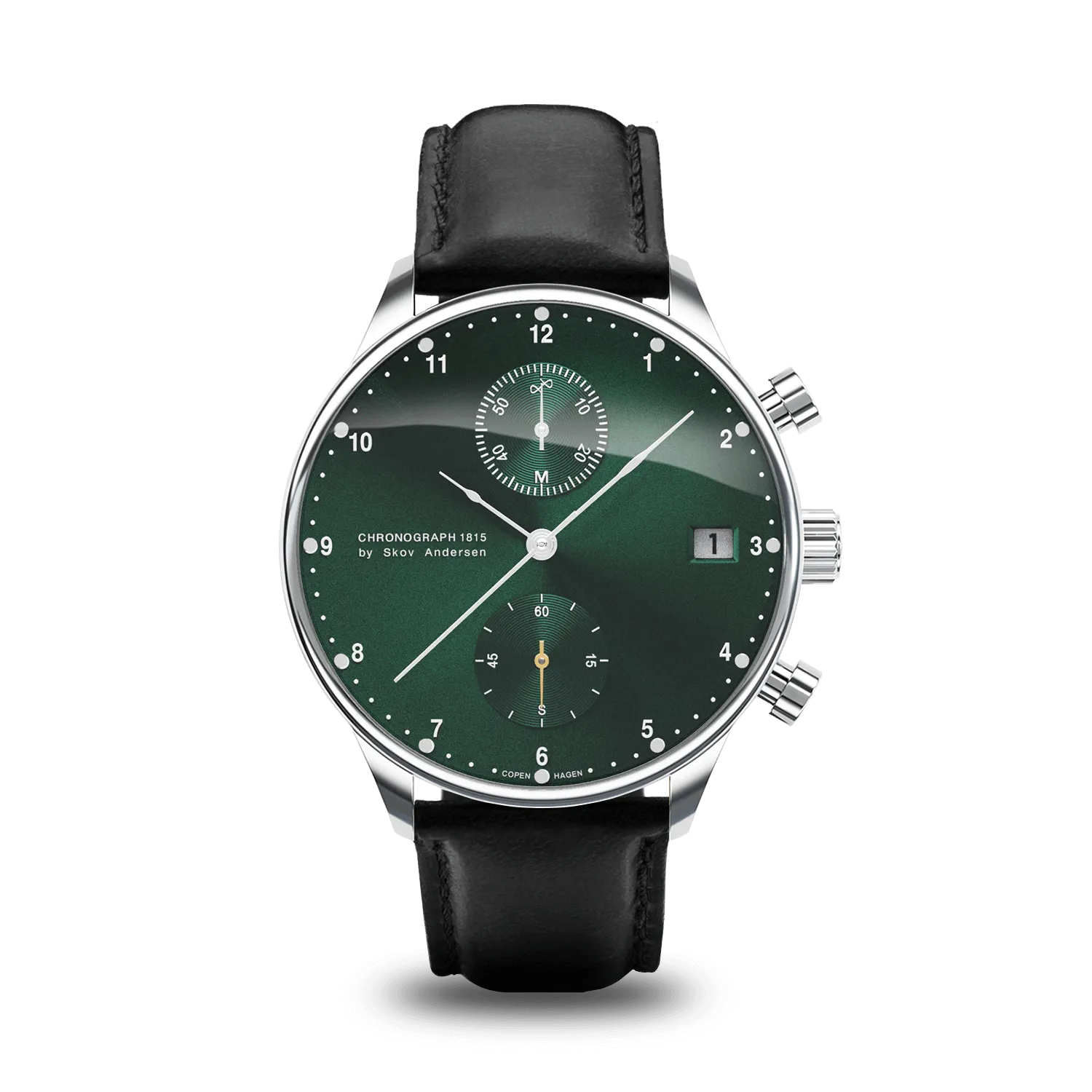 1815 Chronograph, Steel / Green Sunray