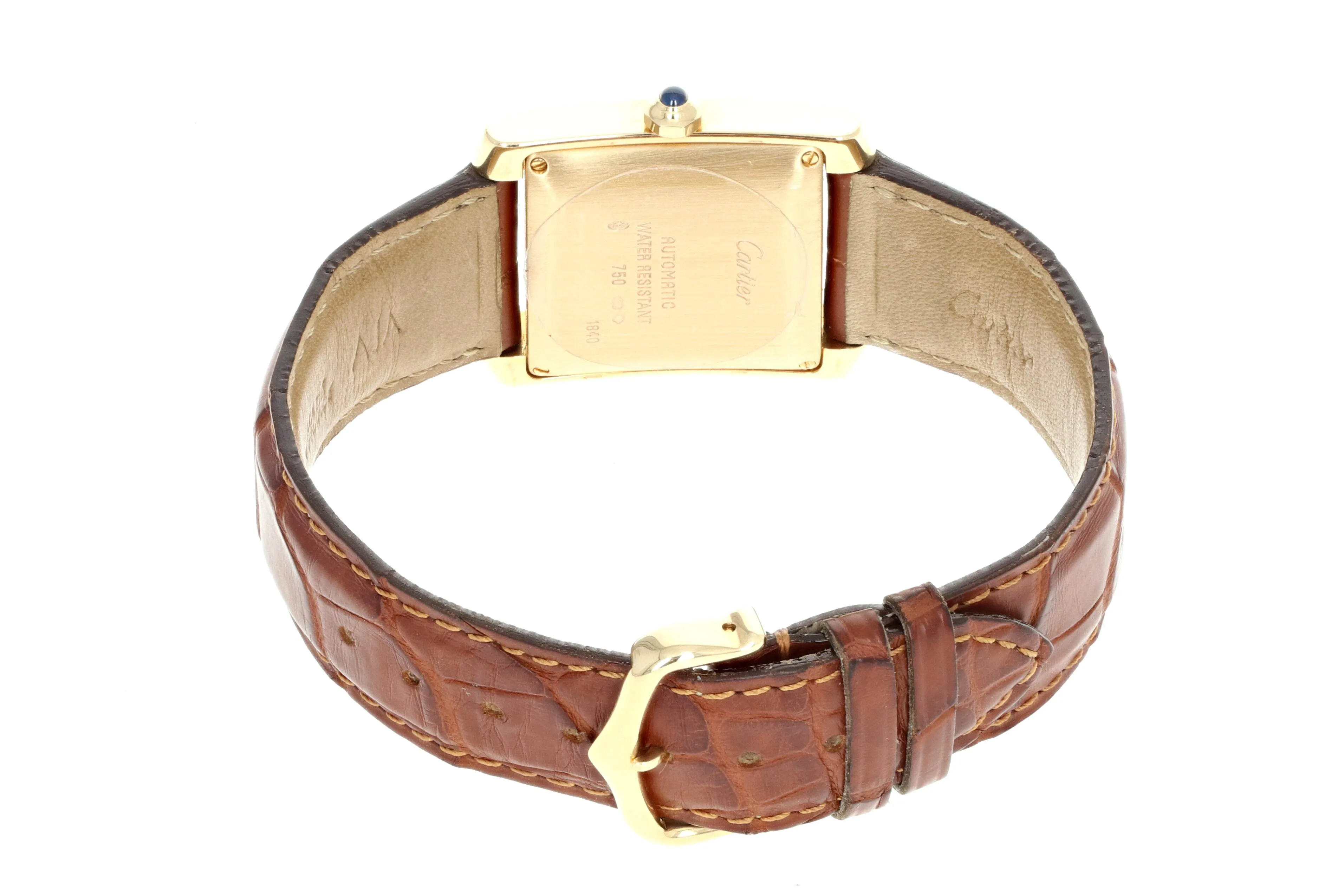 18k Gold Cartier Tank Francaise 1840