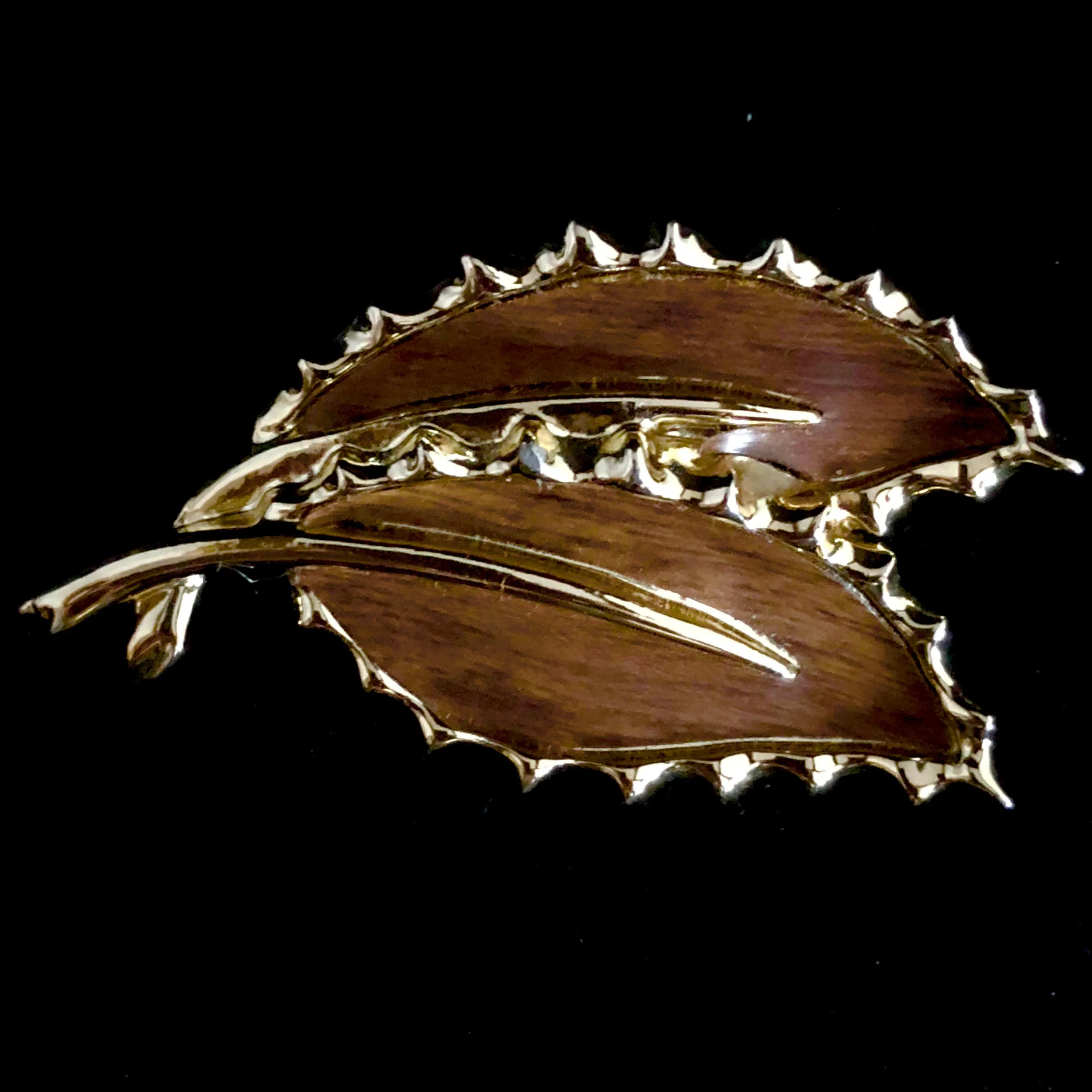 1968 Sarah Coventry Wooded Beauty Demi Parure