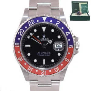 2007 Rolex GMT-Master 2 Pepsi Steel 16710 Error Rectangular Watch Box