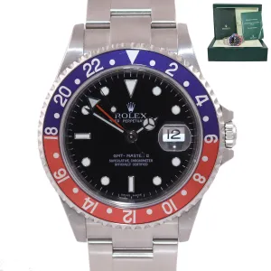2007 UNPOLISHED Rolex GMT-Master 2 Pepsi Steel 16710 Error Rectangular Watch Box