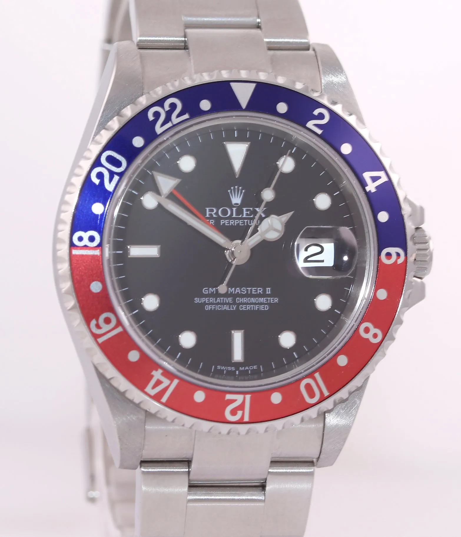 2007 UNPOLISHED Rolex GMT-Master 2 Pepsi Steel 16710 Error Rectangular Watch Box