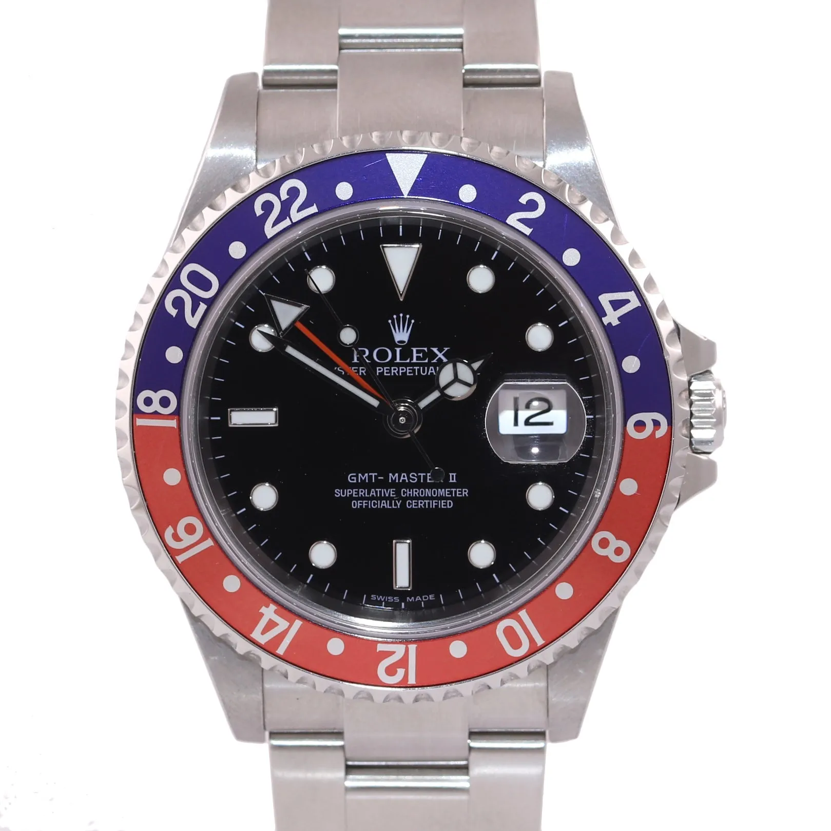 2007 UNPOLISHED Rolex GMT-Master 2 Pepsi Steel 16710 Error Rectangular Watch Box
