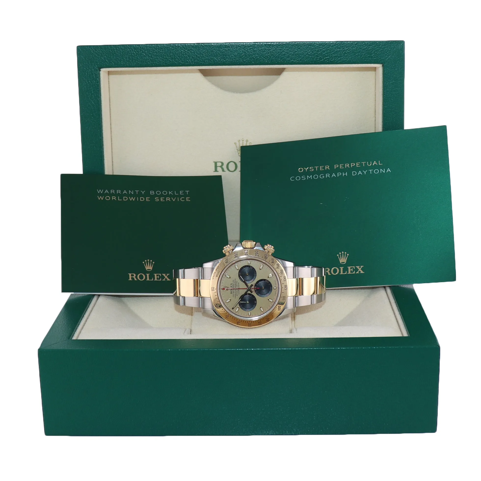 2015 116523 Rolex Daytona Chrono Paul Newman Steel 18k Gold Two Tone Watch Box