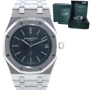 2016 PAPERS Audemars Piguet Royal Oak 15202 Blue Steel 15202ST.OO.1240ST.01