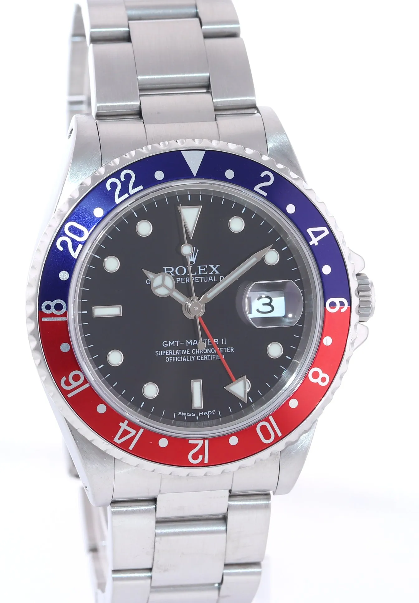 2017 RSC PAPERS Rolex GMT-Master 2 Pepsi Blue Red Steel 40mm 16710 Watch Box