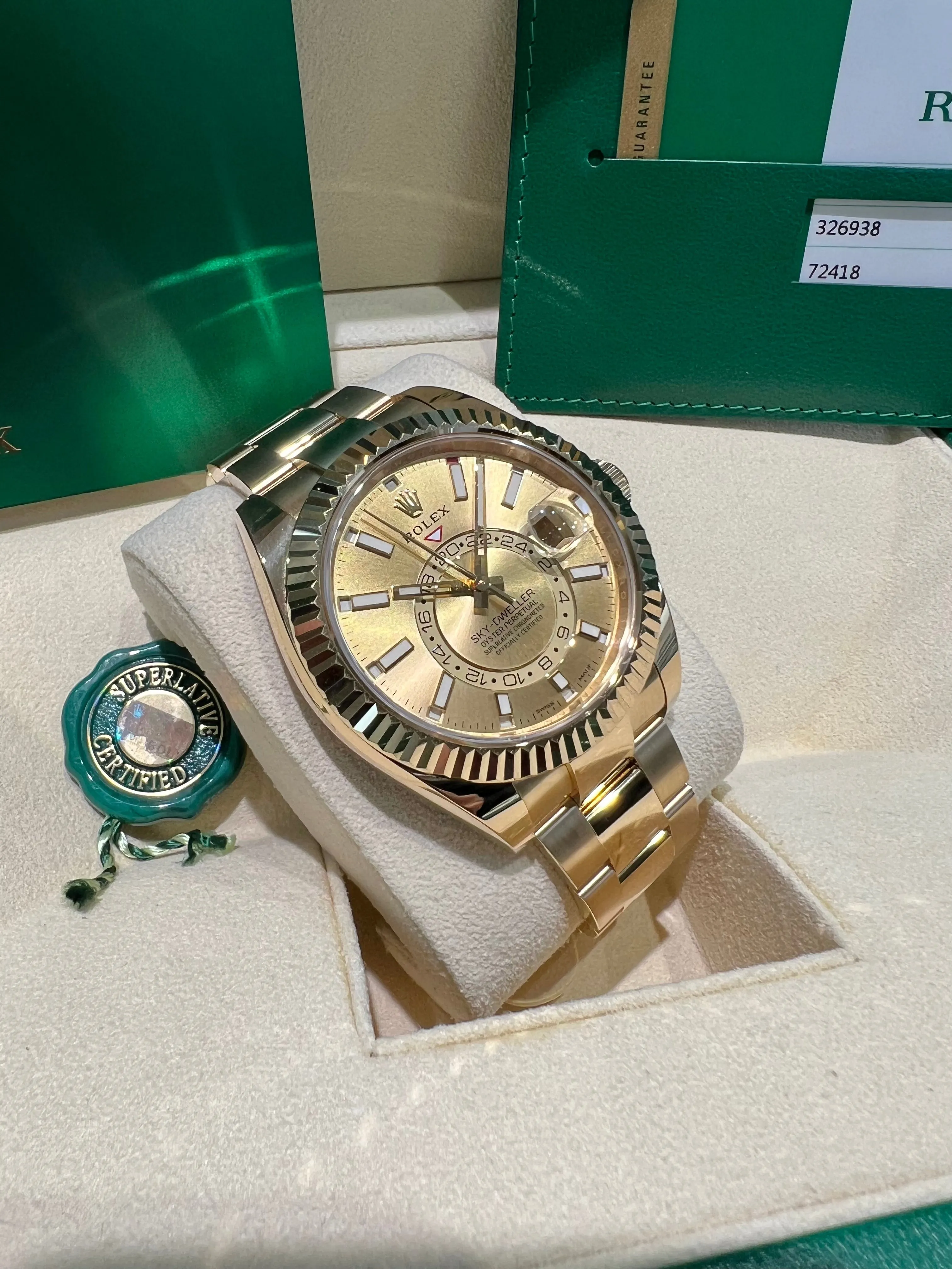2018 Rolex Sky-Dweller 326938