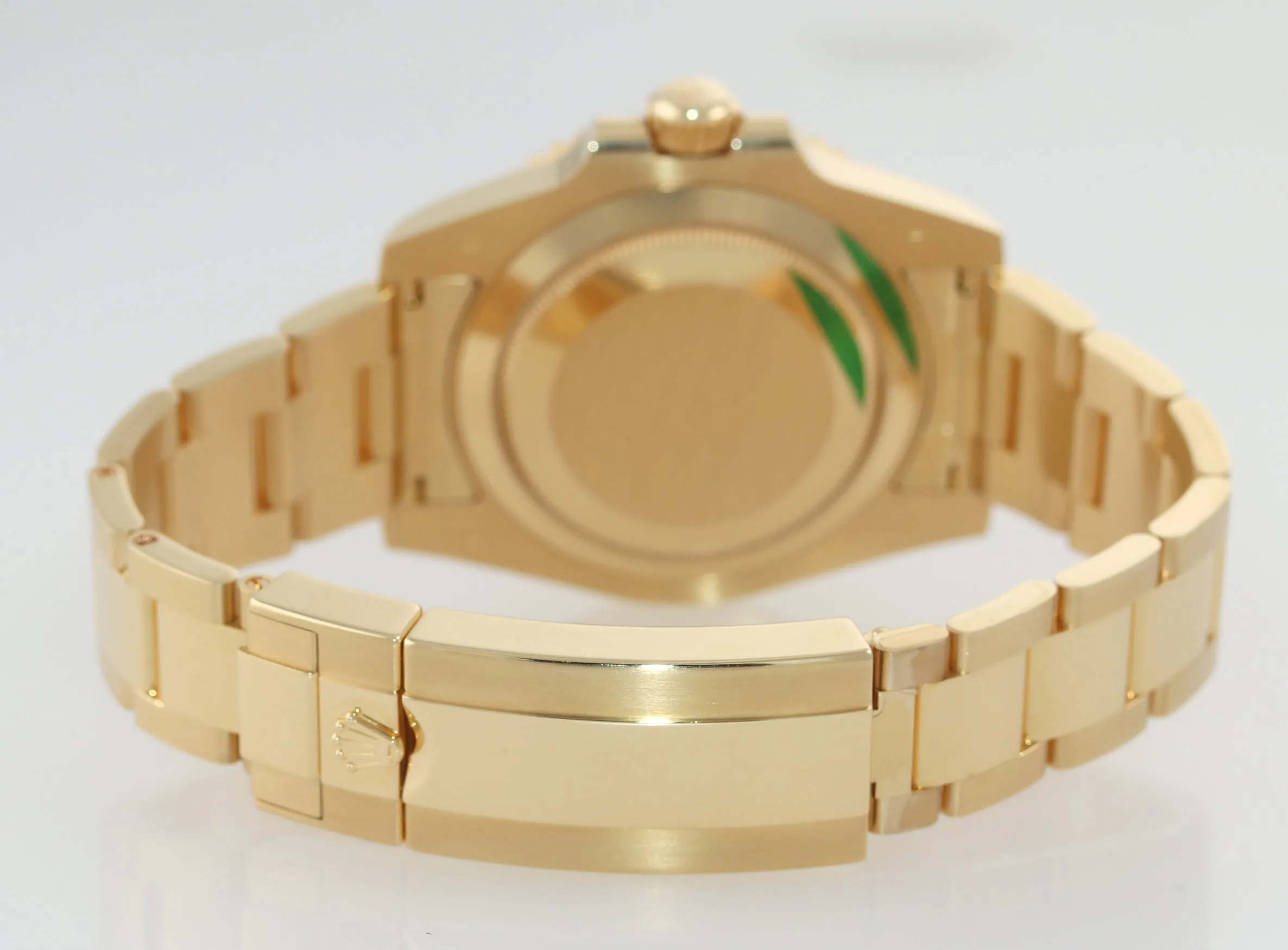 2020 PAPERS Rolex Sunburst Blue Ceramic 116618 18k Yellow Gold Watch Box