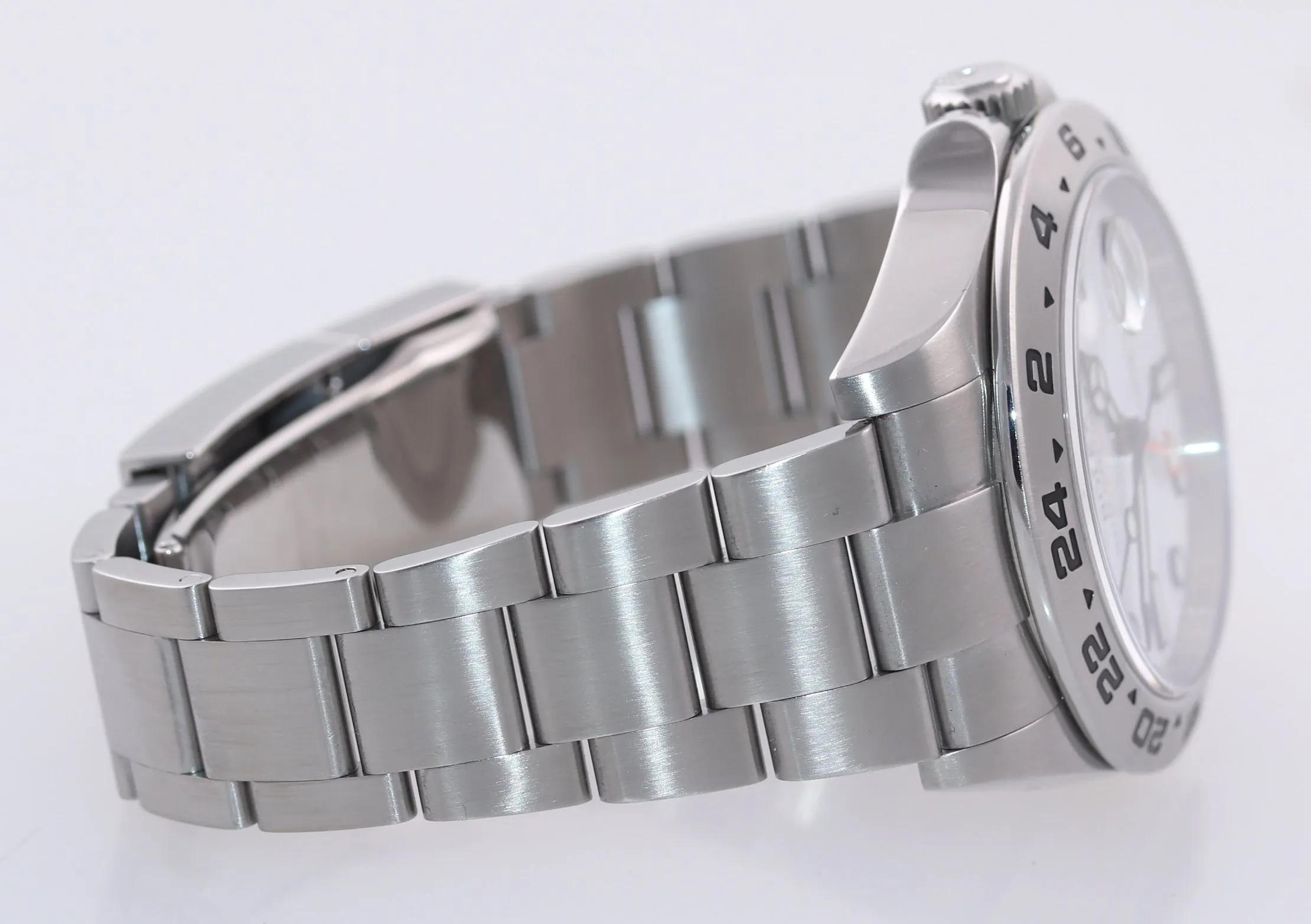 2020 Rolex Explorer II 42mm Polar 216570 White Steel Oyster GMT Watch Box