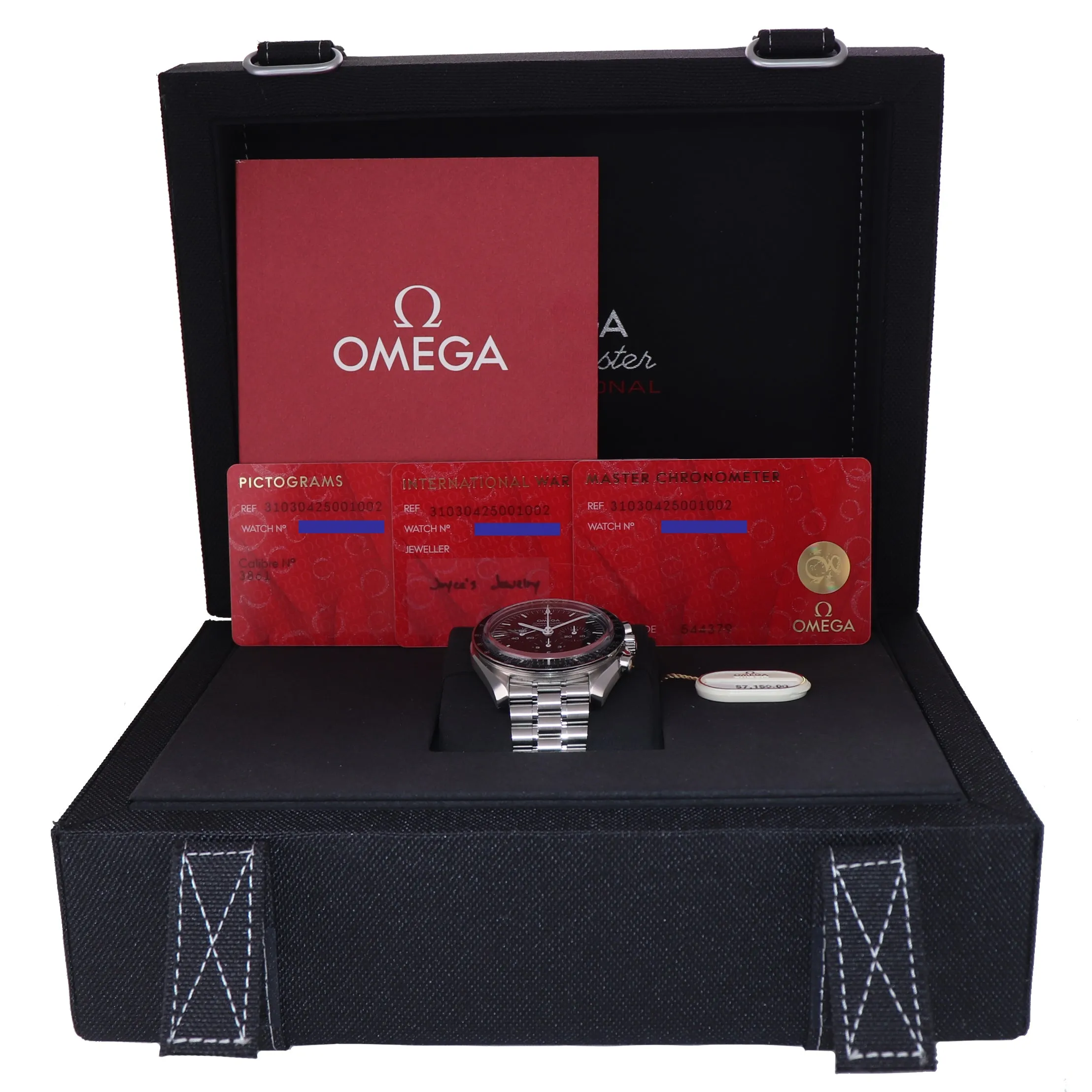 2021 NEW Omega Speedmaster 310.30.42.50.01.002 SAPPHIRE SANDWICH Steel Watch