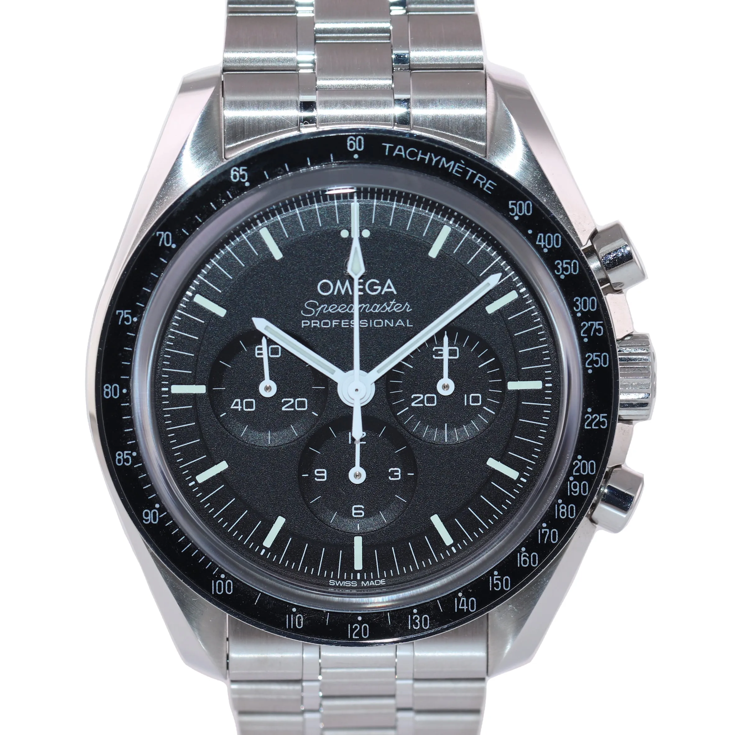 2021 NEW Omega Speedmaster 310.30.42.50.01.002 SAPPHIRE SANDWICH Steel Watch