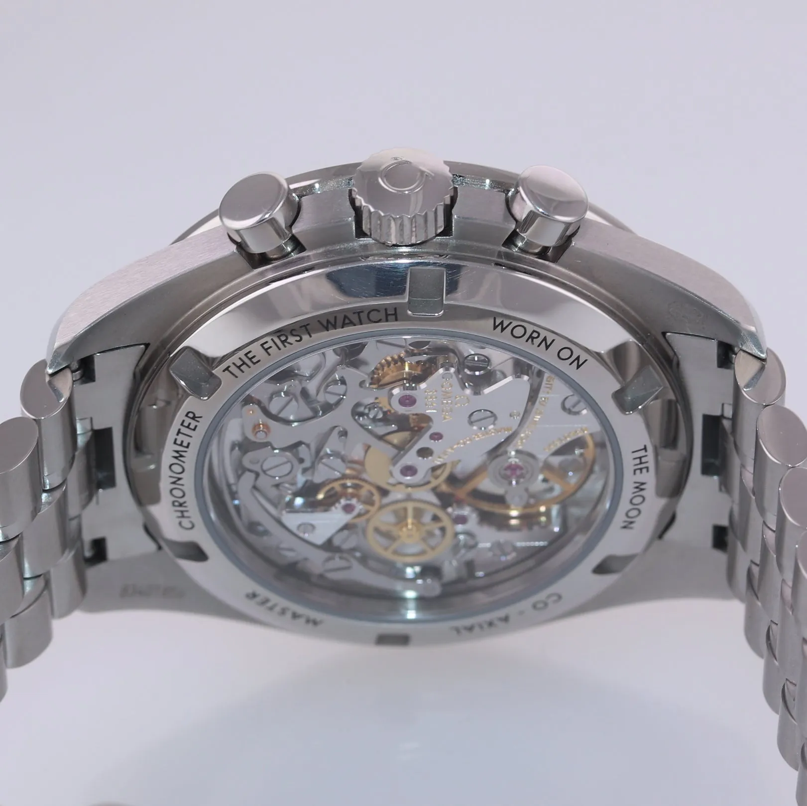 2021 NEW Omega Speedmaster 310.30.42.50.01.002 SAPPHIRE SANDWICH Steel Watch