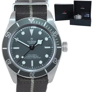 2021 PAPERS BRAND NEW Tudor Black Bay Fifty-Eight 925 Silver Taupe Watch 79010SG