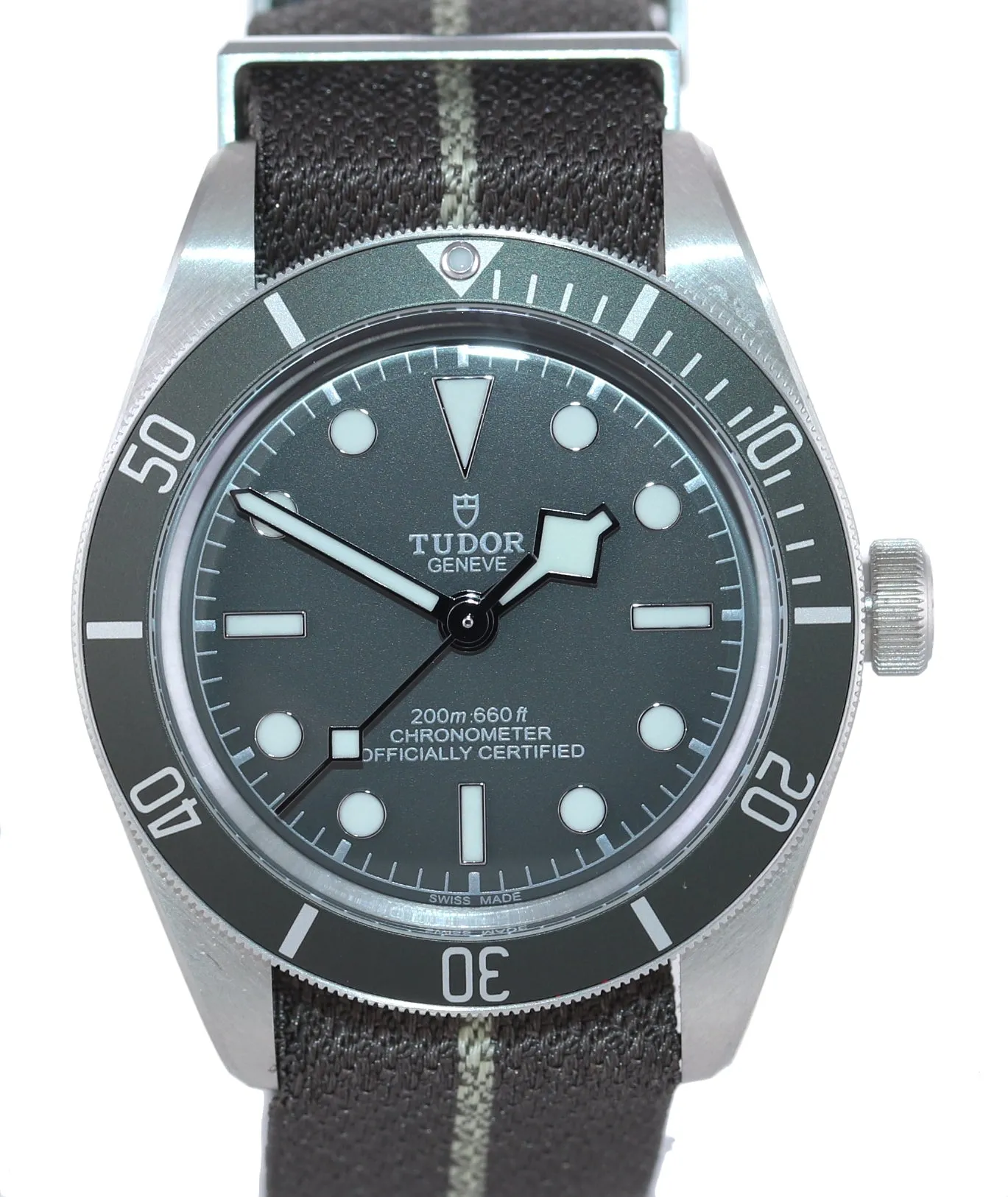2021 PAPERS BRAND NEW Tudor Black Bay Fifty-Eight 925 Silver Taupe Watch 79010SG