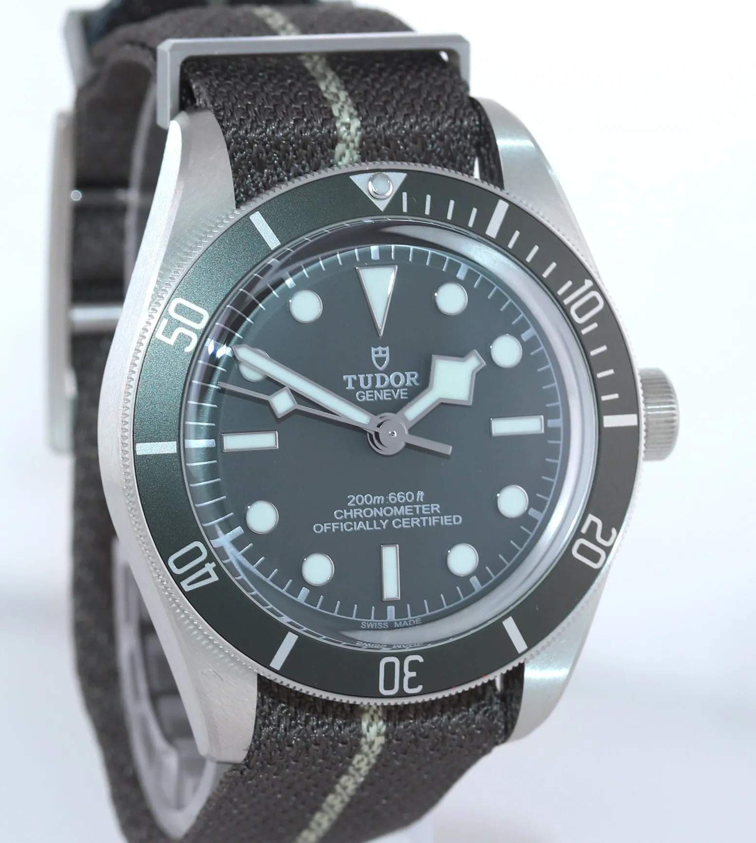 2021 PAPERS BRAND NEW Tudor Black Bay Fifty-Eight 925 Silver Taupe Watch 79010SG