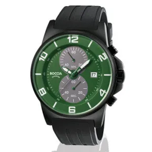 3777-14 MENS BOCCIA ID. TITANIUM WATCH