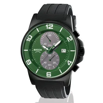 3777-14 MENS BOCCIA ID. TITANIUM WATCH