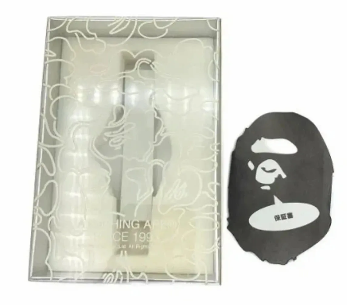 A Bathing Ape Bape Type 1 'Clear' Bapex Shark Camo Watch