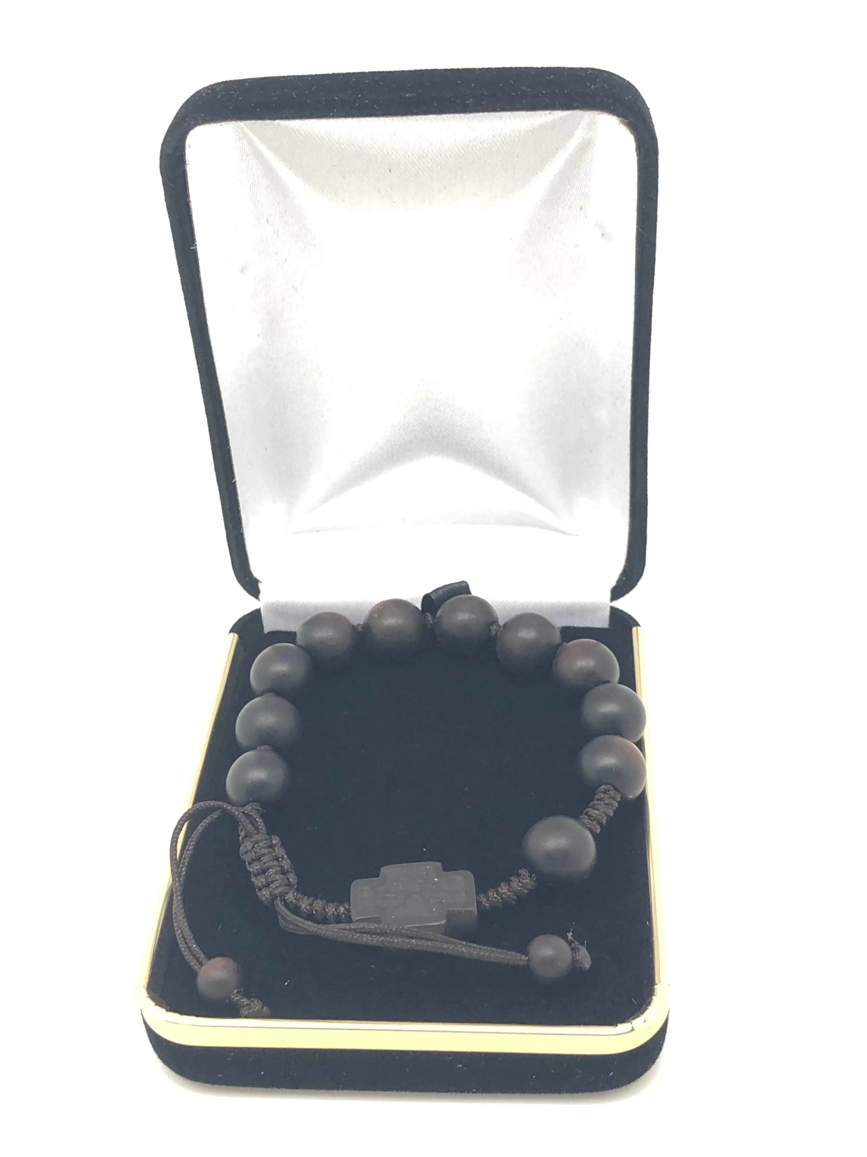 Adjustable Jujube Wood Rosary Bracelet (8 mm)