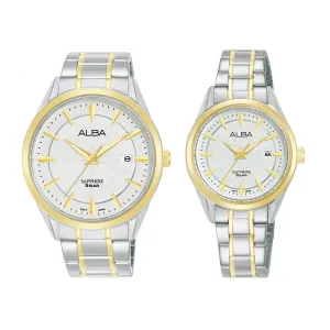 Alba Couple Set Watches - AS9S50X1 & AH7CJ2X1
