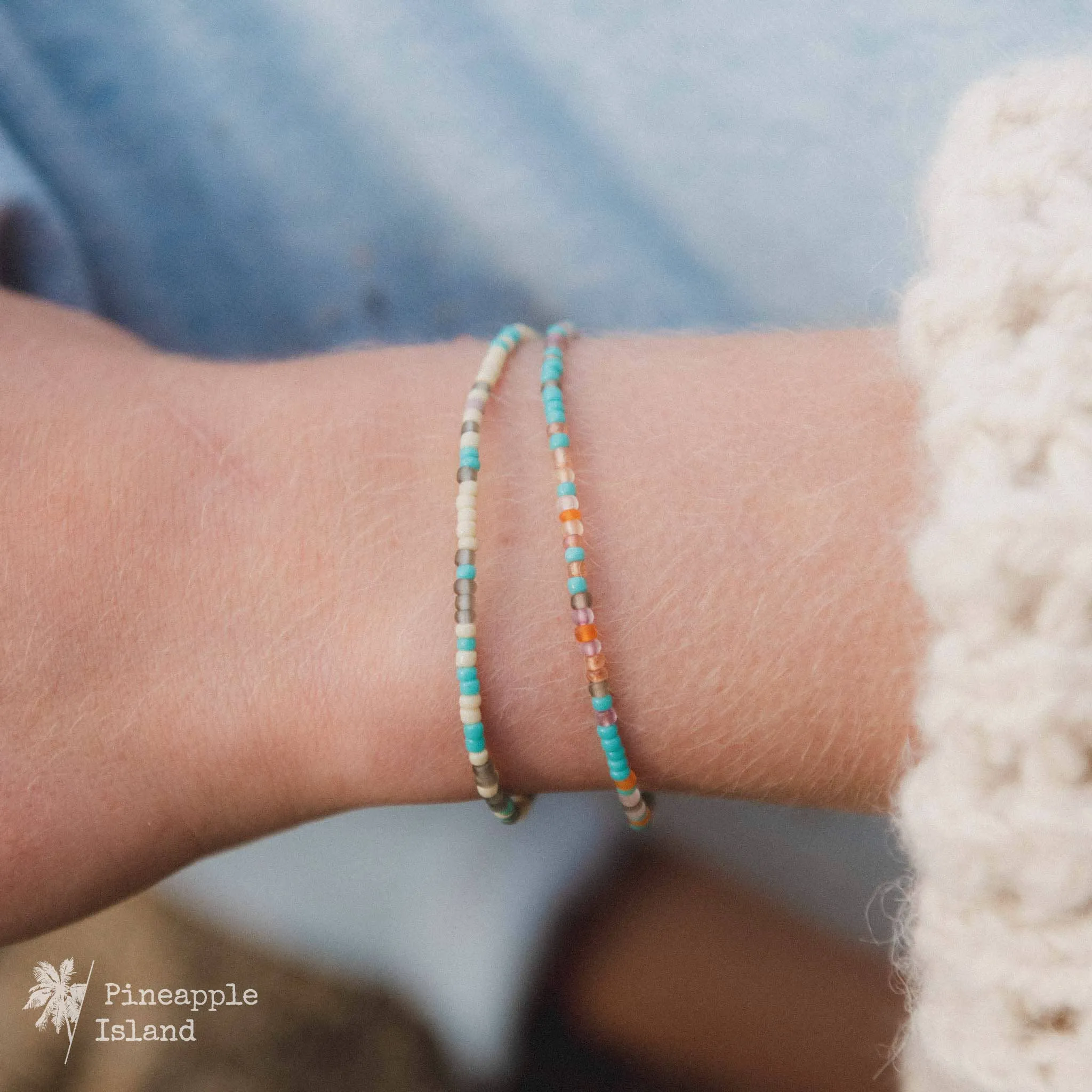 Alila Dainty Beaded Bracelet by Pineapple Island