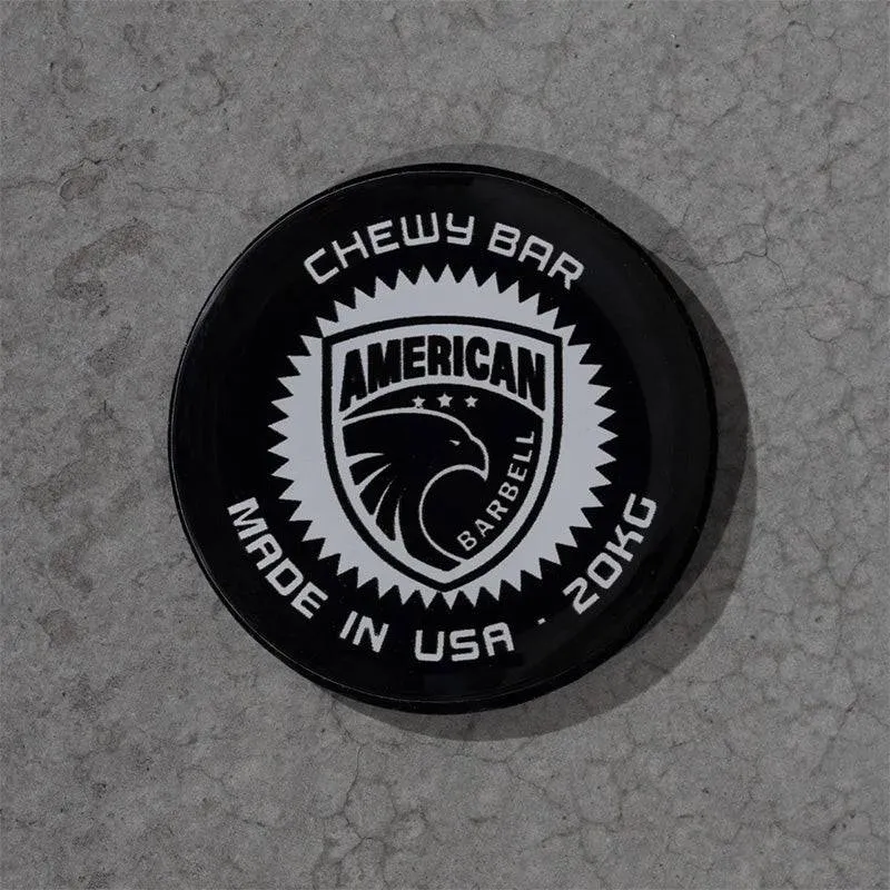 American Barbell | Olympic Barbell - The Chewy Bar - 20Kg Stainless Steel Shaft w/ Hard Chrome Sleeve