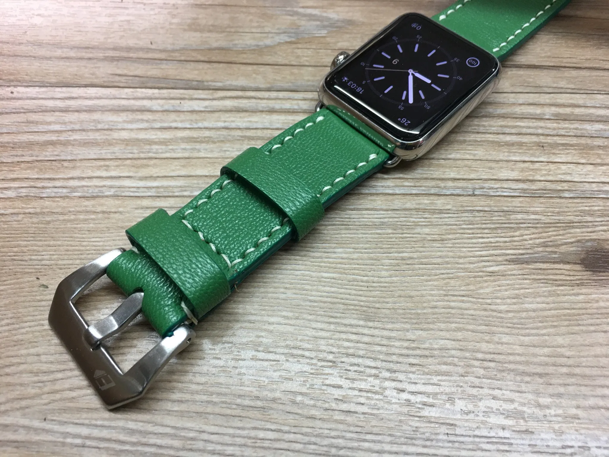 Apple Watch Band, Apple watch 38mm 40mm 42mm 44mm Series 1 2 3 4 Bambou Leather Watch band FREE SHIPPING