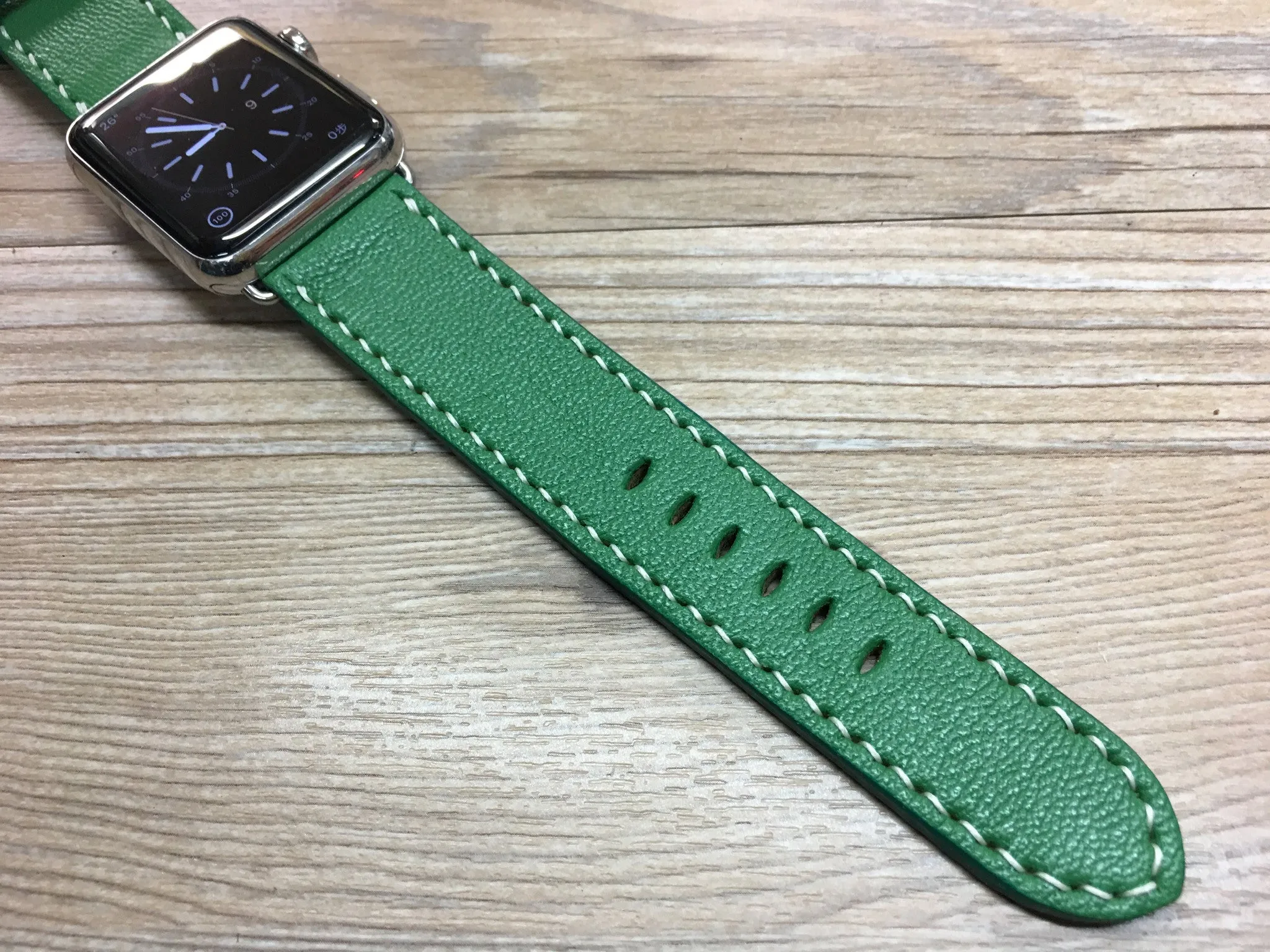 Apple Watch Band, Apple watch 38mm 40mm 42mm 44mm Series 1 2 3 4 Bambou Leather Watch band FREE SHIPPING