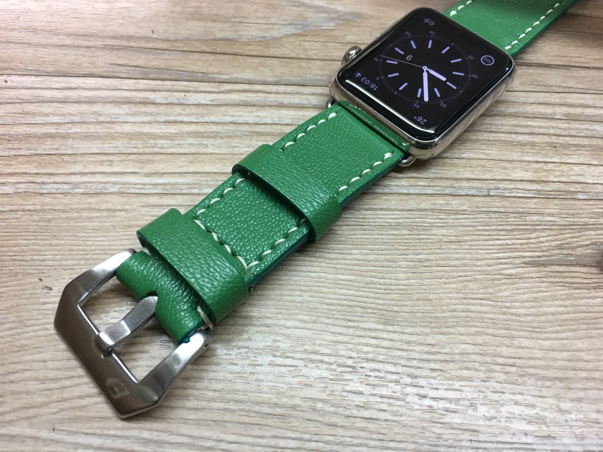 Apple Watch Band, Apple watch 38mm 40mm 42mm 44mm Series 1 2 3 4 Bambou Leather Watch band FREE SHIPPING
