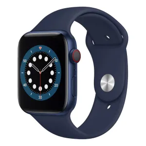 Apple Watch Series 6 44mm Aluminium Case w/ Navy Sport Band (GPS   Cellular) - AU Version