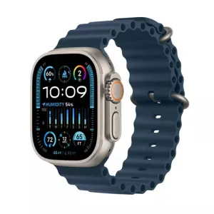 Apple Watch Ultra 2 GPS   Cellular, Titanium Case with Ocean Band (49mm) - Blue Ocean
