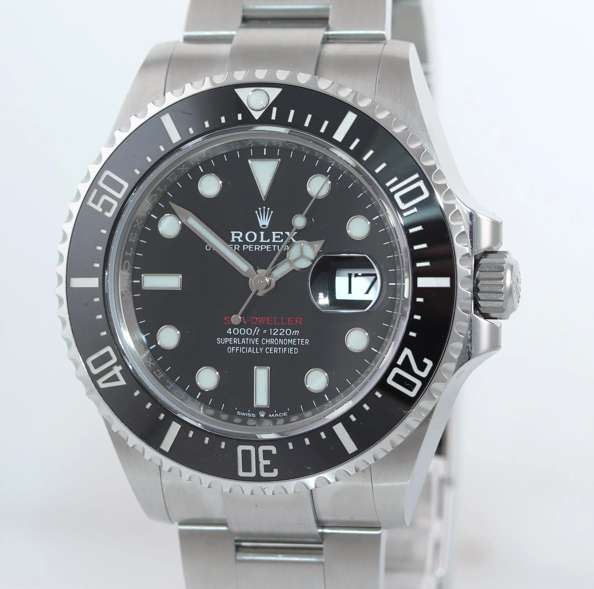 APRIL 2021 BRAND NEW PAPERS Mark II Rolex Red Sea-Dweller 43mm 126600 Watch