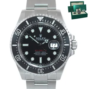 APRIL 2021 BRAND NEW PAPERS Mark II Rolex Red Sea-Dweller 43mm 126600 Watch