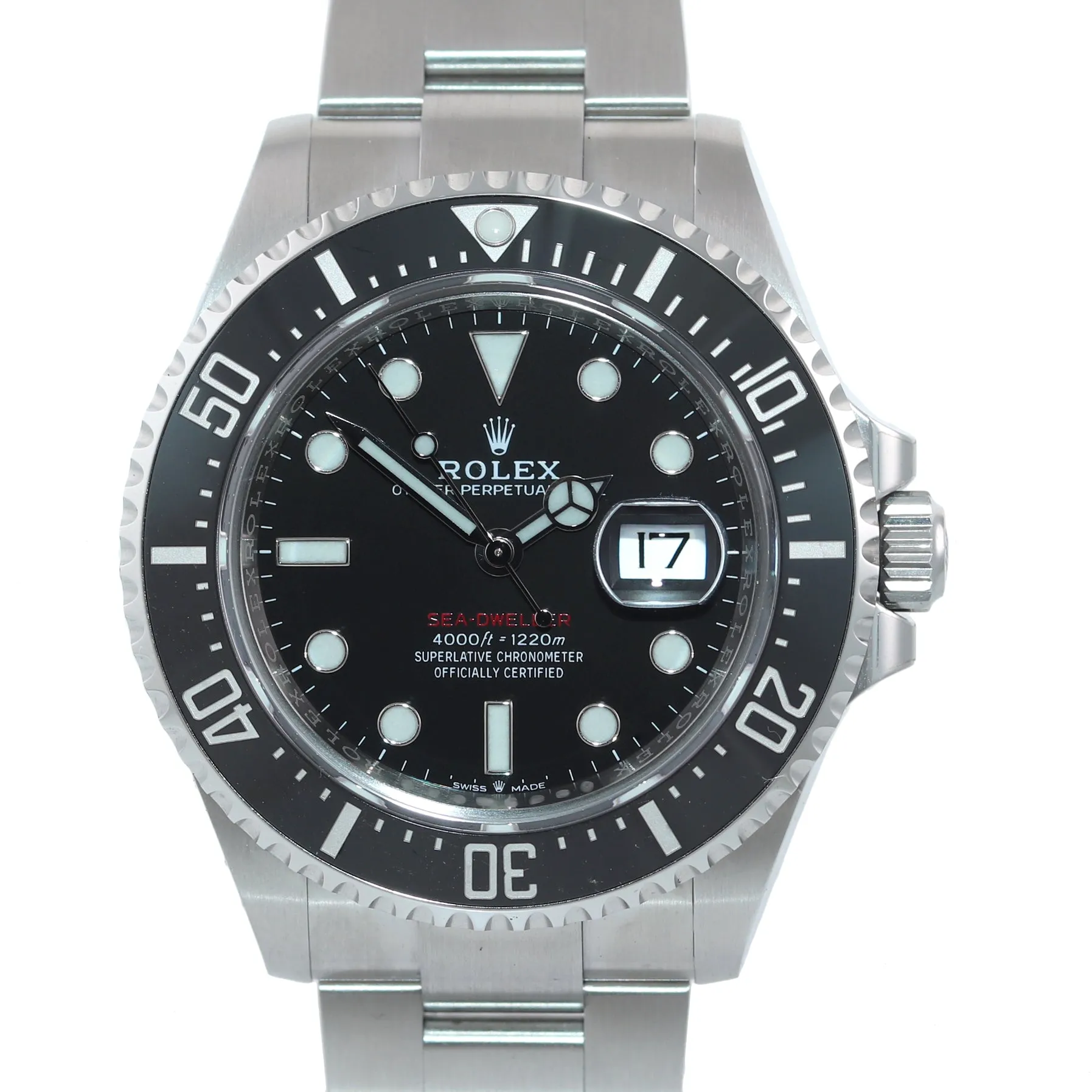 APRIL 2021 BRAND NEW PAPERS Mark II Rolex Red Sea-Dweller 43mm 126600 Watch