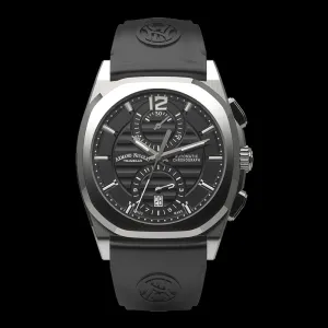 ARMAND NICOLET J09-3 MEN'S AUTOMATIC BLACK STRAP BLACK DIAL WATCH