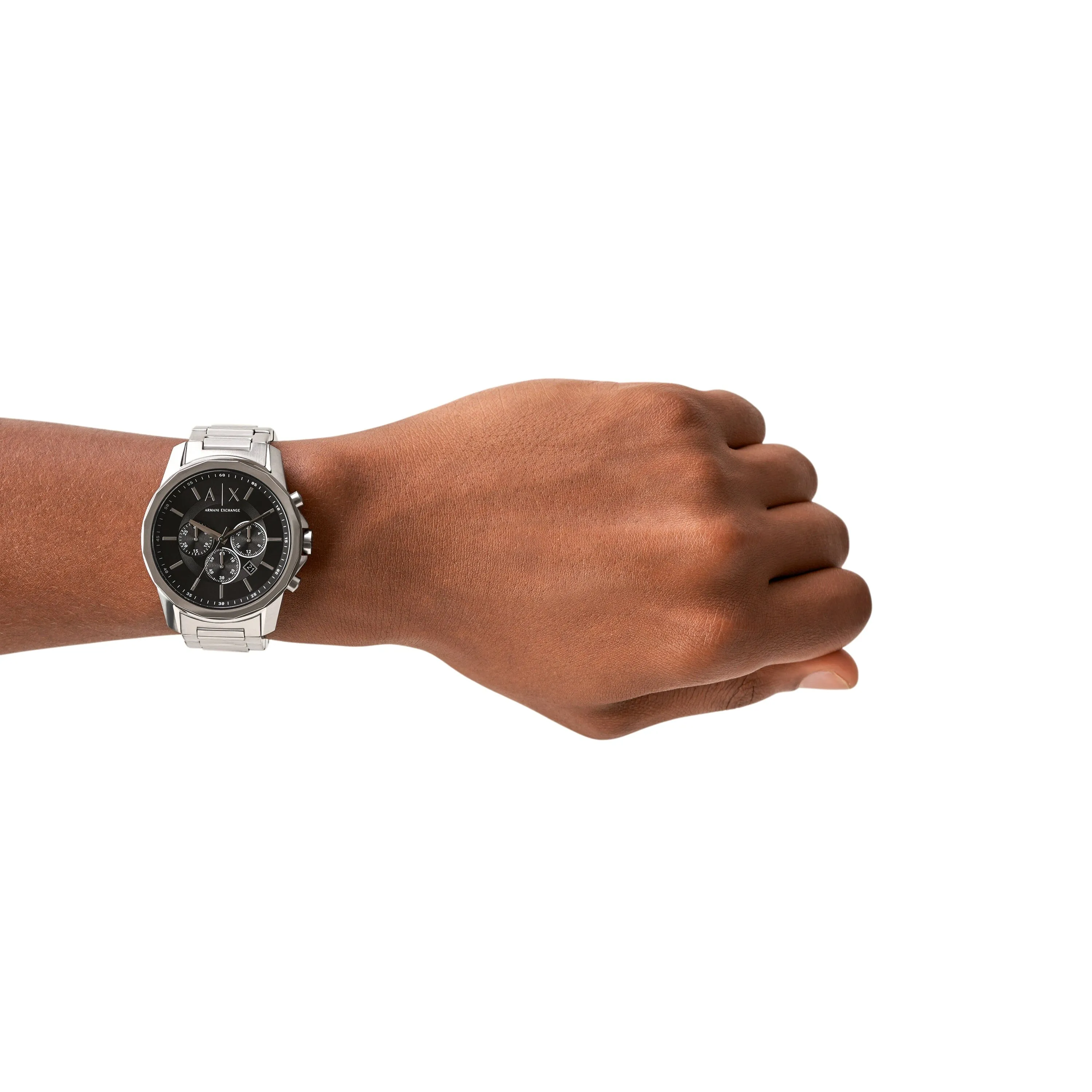 Armani Exchange Banks Black and Silver Men's Watch AX1720